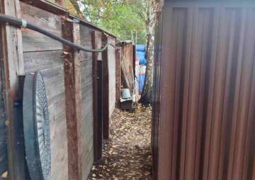 Контейнер SKOGGY из профлиста для хранения инвентаря на даче в д.Филенино