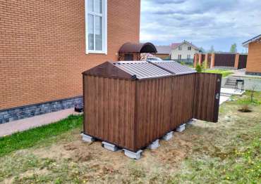 Контейнер СКОГГИ для садовой техники в СНТ Князево