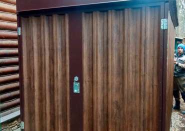 Компактный хозблок для хранения в расцветке "под дерево" в г. Королев, МО