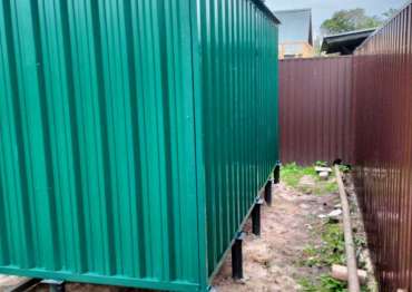 Хозблок на сваях в пос. Имени Воровского, ГО Богородский, МО