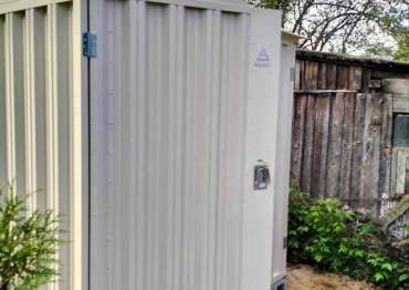 Контейнер с установкой на блоки в мкрн. Клязьма, г. Долгопрудный, МО