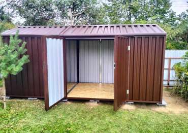 Контейнер для хранения с боковыми воротами для заказчика в д. Ярцево, г. Солнечногорск, МО