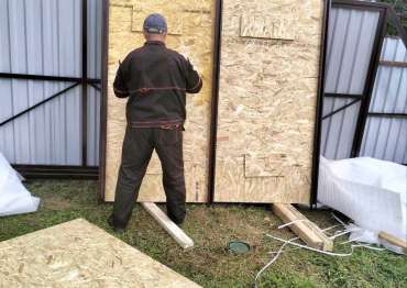 Сборка хозблока для хранения на участке в д. Ярцево, г. Солнечногорск, МО