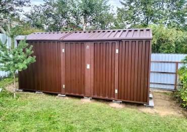 Хозблок для хранения в шоколадном цвете в д. Ярцево, г. Солнечногорск, МО