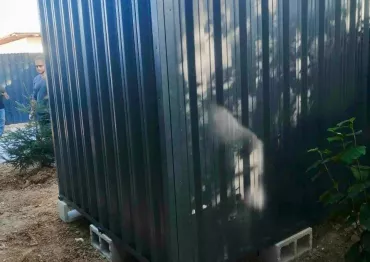 Миниатюрный хозблок для хранения в графитовом цвете в мкр. Сходня, г. Химки, МО