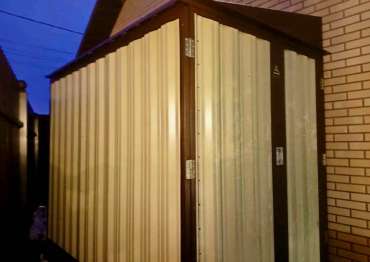 Хозблок для хранения с уменьшенной шириной и сквозным проходом в двух цветах г. Киржач, Владимирская область