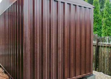 Щоколадный хозблок с дополнительным окном для заказчика в СНТ Ручеек, Наро-Фоминский р-н, МО