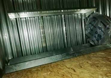 Компактный цинковый контейнер для хранения в Клаус паркинг