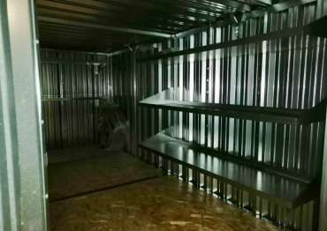 Компактный цинковый контейнер для хранения вещей для заказчика в Клаус паркинг