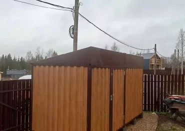 Современный хозблок для хранения садовых и бытовых вещей в КП Новинки, Дмитровский р-н, МО