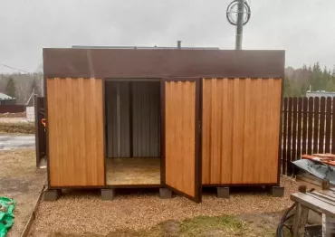 Стильный хозблок для хранения садовых и бытовых вещей в КП Новинки, Дмитровский р-н, МО