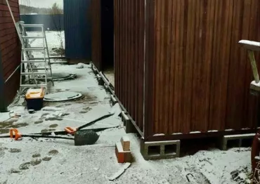 Актуальный хозблок для хранения вещей с принтом "под дерево" в дер. Слобода, Медновское сельское поселение, Тверская область