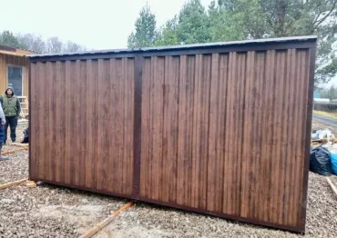 Современный хозблок для мото и квадро техники в дер. Сенино, г. Чехов, МО