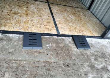 Стильный графитовый хозблок для инвентаря и снегоуборочной техники в г. Клин, МО