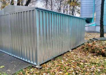  Инновационные 6-метровые контейнеры для хранения детского транспорта в центре детского творчества