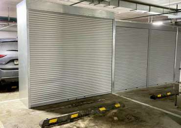 Шкафы в паркинг в цинковом цвете в г. Москва, ул. Архитектора Щусева