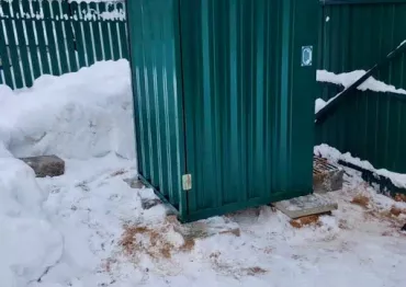 Современный миниатюрный хозблок в неотразимом зеленом цвете на участок в садовое товарищество Химки-2, г. Сергиев-Посад, МО