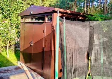 Роскошный премиум хозблок МАХ в шоколадном цвете на участок в СТ Салют, Истринский р-н, МО