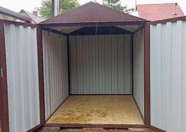 Стильный хозблок для инструментов в шоколадном цвете в СНТ Желтый луг, Щелковский р-н, МО