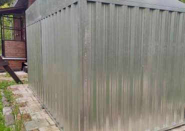 Прочный хозблок в цинковом цвете в СНТ Лесное-МИД, МО