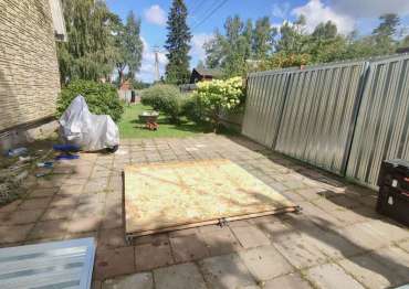 Надежный хозблок для хранения личных вещей в цинковом цвете в дер. Юркино, Истринский р-н, МО