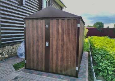 Два компактных хозблока для квадроцикла и личных вещей в расцветке "под дерево" Наив Марун в дер. Антоново, Раменский р-н, МО