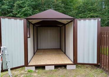 Надежный хозблок для хранения в шоколадном цвете в КП Цернское, Пушкинский р-н, МО