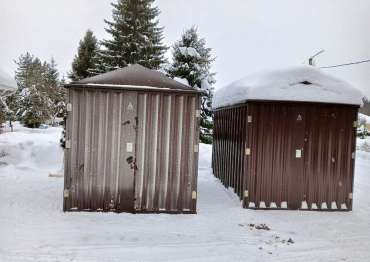 Компактный хозблок для хранения личных вещей в шоколадном цвете в дер. Смалево, Гаврилов-Ямский р-н, Ярославская область