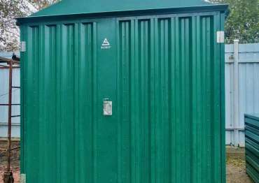 Инновационный хозблок для личных вещей в сочном зеленом цвете в дер. Малые Горки, Наро-Фоминский р-н, МО