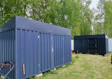 Стильный контейнер для хранения садового инвентаря в графитовом цвете в дер. Лаптево, Раменский р-н, МО