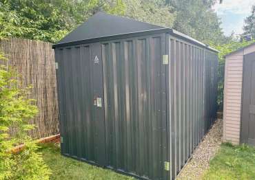 Хозблок в графитовом цвете в СНТ Звездочка, дер. Сорокино, г. Мытищи, МО