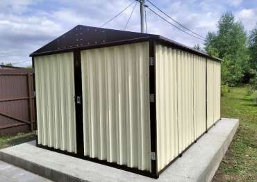 Гараж для квадроцикла в с. Башино, Ясногорский р-н, Тульская обл.