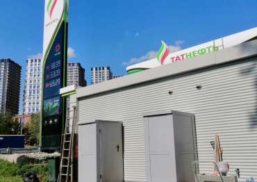 6 шкафов для сети заправок "Татнефть" в г. Москва