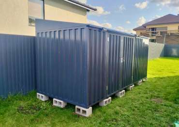 Хозблок с односкатной крышей в дер. Сысоево, г.о. Истра, МО