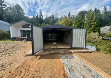 Хозблок с увеличенной шириной в дер. Ожигово, р-н Бекасово, МО