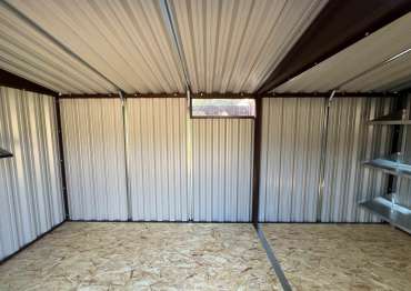 Хозблок в шоколадном цвете для хранения вещей и велосипедов в дер. Курилово, г.о. Солнечногорск, МО