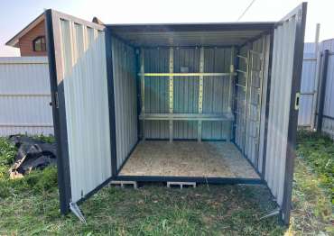 Универсальный хозблок для хранения в графитовом цвете в дер. Дулепово, г. Солнечногорск, МО