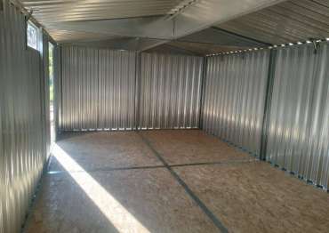 Вместительный автомобильный гараж в цинковом цвете в дер. Краснораменье, Камешковский р-н, Владимирская обл.