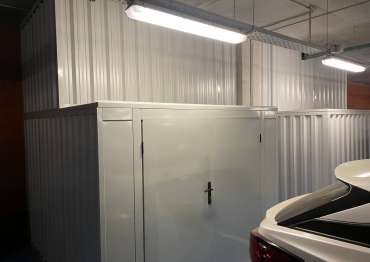 Контейнер для заказчика в паркинг для хранения вещей с элементами разных моделей в г. Москва