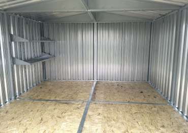 Цинковый хозблок на дачный участок в СНТ Дачное, Серпуховский р-н, МО