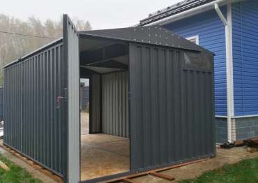 Гараж в палитре RAL в дер. Соснино, Волоколамский г.о., МО