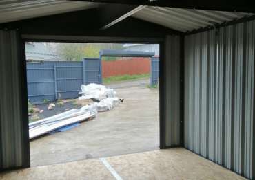 Стандартный гараж в графитовом цвете в дер. Соснино, Волоколамский г.о., МО