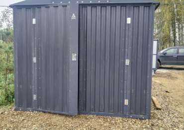 Гараж для квадроцикла в графитовом цвете в дер. Усково, Ярославский р-н, Ярославская обл.