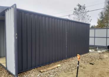 Стандартный гараж на участок для заказчика в дер. Усково, Ярославский р-н, Ярославская обл.