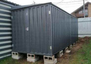 Хозблок в графитовом цвете для хранения вещей в дер. Балабаново, г.о. Пушкино, МО