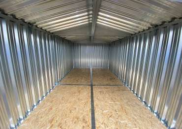 Стильный цинковый хозблок в с. Федино, г.о. Воскресенск, МО