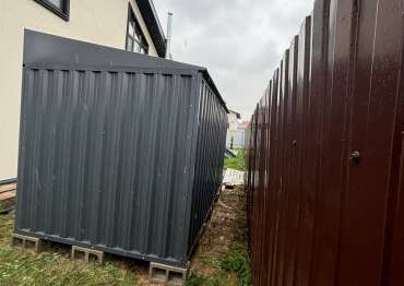 Сборно-разборный хозблок для заказчика в дер. Красная Горка, г. Мытищи, МО