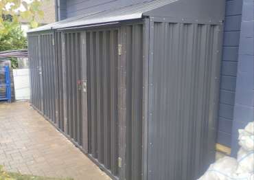 Хозблок из профилированного листа на загородный участок в дер. Красный Поселок, г.о. Истра, МО