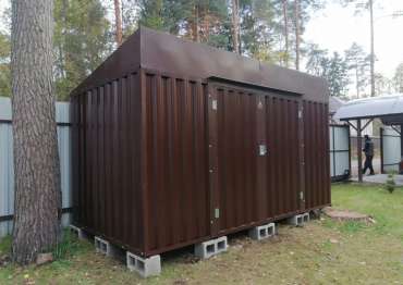 Хозблок для хранения садовой техники и инвентаря в р.п. Быково, Раменский г.о, МО