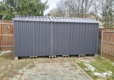 Гараж для квадроцикла и велосипедов в дер. Вахонино, Конаковский м.о, Тверская обл.